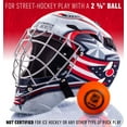 thumbnail image 2 of Franklin Sports GFM 1500 NHL Blue Jackets Goalie Face Mask,, 2 of 3