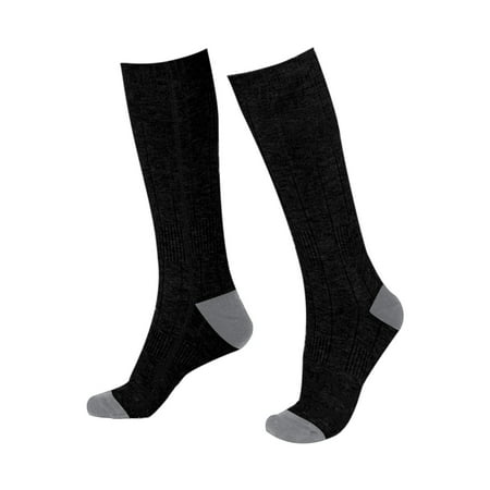 

Dadaria Ankle Socks Temperature Regulating Heating Socks Electric Socks Long Tube Warm Electric Heating Socks Charging Heating Foot Warmer Black Women Men