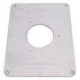 thumbnail image 1 of Placa De Enrutador, Exquisita Placa De Inserción De Mesa De Enrutador De Aleación De Aluminio De Alta Resistencia Con Anillo Para Bancos De Carpintería, 1 of 8