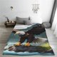 thumbnail image 5 of Balery Forest River Bald Eagle Manta de Felpa Suave y Acogedora – Cobija de Franela Aterciopelada para Cama, Lavable y Cálida para Sofá, Mascotas, Transpirable-40"x30", 5 of 7