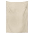 thumbnail image 3 of Ambesonne Geometric Tablecloth Rectangular Table Cover, Inverted Y-Shape, 52"x70", Ivory and Pale Coffee, 3 of 4