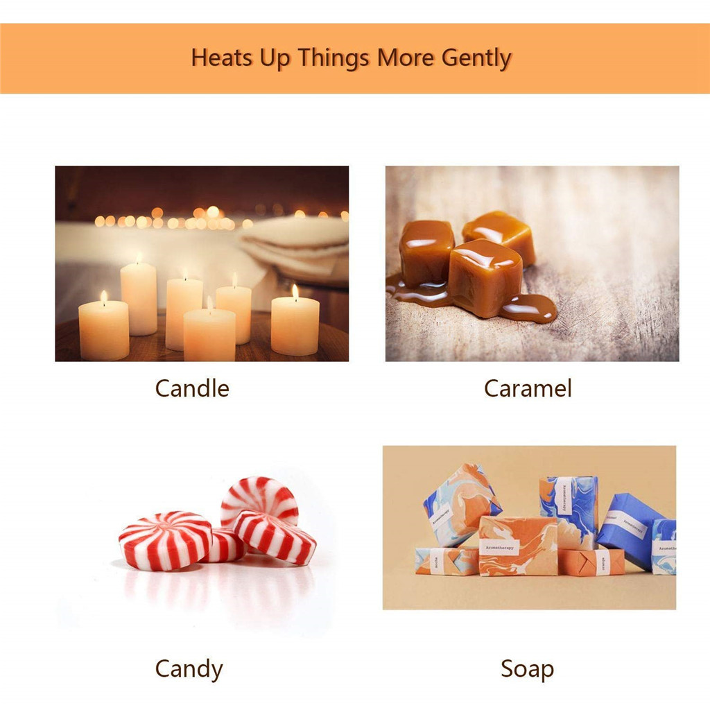 lanema Candle Making Kit Melting Pot,Candle Tins Double Boiler Hand Craft Tools for Beginners, Children and Adults Starter