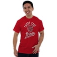 thumbnail image 5 of Funny Christmas Candy Cane Brain Men's Graphic T Shirt Tees Brisco Brands L, 5 of 6