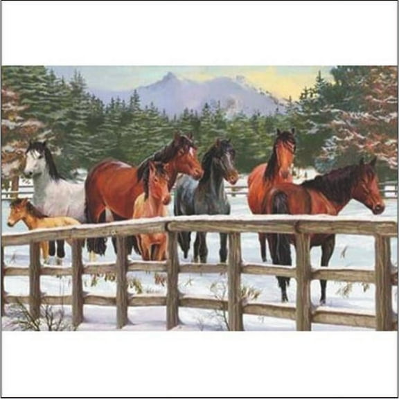 (Price/each)Snowy Pasture 35-Piece Tray Puzzle