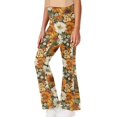 thumbnail image 2 of DISNIMO Yellow Sunflower Flare Leggings Kids Dance Flare Leggings Girls Yoga Pants Size 9-10 Bell Bottoms Leggings for Girls Workout Dancing Yoga Bell Bottoms Leggings, 2 of 7