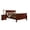 Cherry, variant on Acme Furniture Louis Philippe III Eastern King Bed in Antique Gray, Multiple Sizes