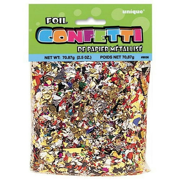 Unique Foil Confetti Multicolor (Pack of 2)