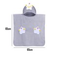 thumbnail image 2 of Soft cotton loop Hooded bath towel with hat bath/pool/beach, 2 of 5