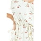 thumbnail image 4 of Vestido vaporoso con volantes Roman Fashion /Juvenil, 6805 (Hueso/ Flor) beige CH, 4 of 5