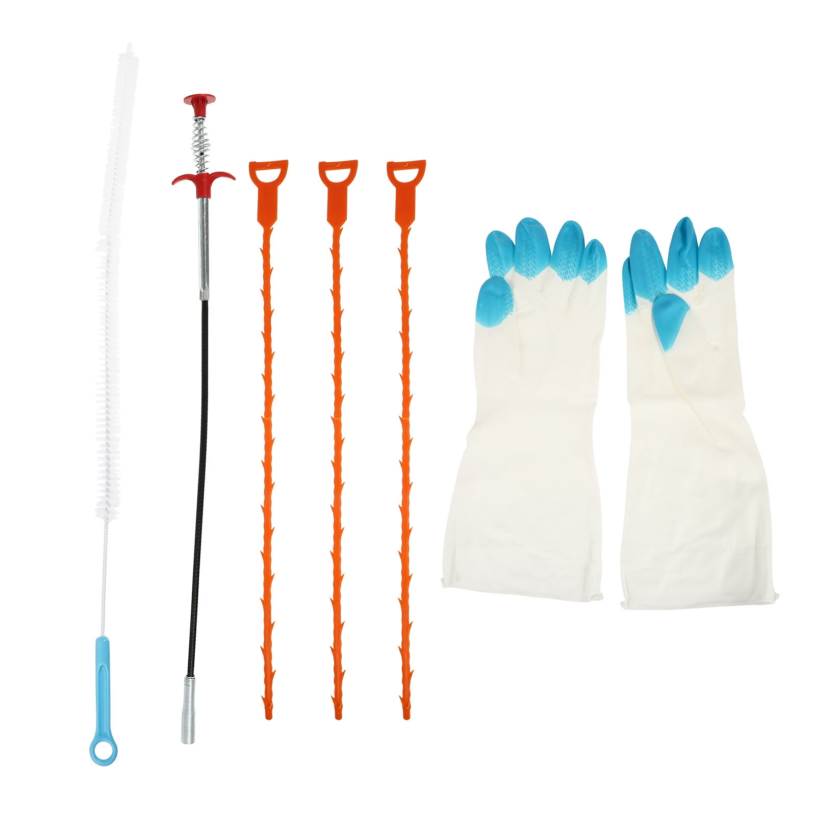 Frcolor Drain Clog Snake Hair Remover Sink Tool Shower Tools Sewer