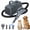 Gray, variant on SHOUFTW Dog Blower Pet Dryer, High Velocity Grooming Dryer with Adjustable Speed & Heat, 4 Nozzles, Portable for Large Dogs, Gray