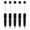 Black, variant on LUVNIMB Ballpoint Pen Set, 5 Decorative Look Pens for Journal Entries, Planner Writing, Desk Notes and Everyday Use