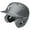 Charcoal, variant on EASTON ALPHA Baseball Batting Helmet, Large / X Large, White