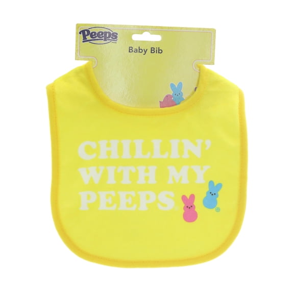 Peeps Bunny Baby Bibs Yellow