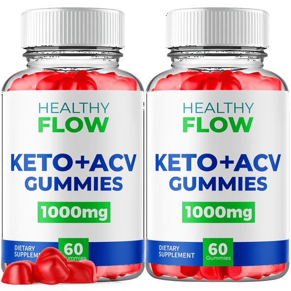 Healthy Flow Keto ACV Gummies 1000MG Advanced Formula Vitamin HealthyFlow 120 Gummies