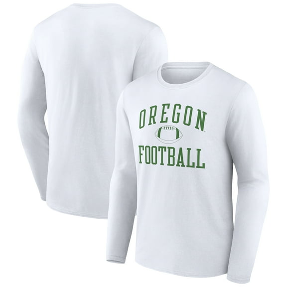 Men's White Oregon Ducks First Sprint Team Long Sleeve T-Shirt