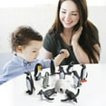 thumbnail image 2 of Fridja Realistic Arctic Penguin Figurines Toy Playset Winter Habitat Adventure Toys Early Educational Toys Cake Decoration Christmas Birthday Party Supplies Decorative Accessory 11PCS, 2 of 9