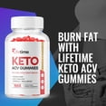 thumbnail image 3 of (3 Pack) Lifetime Keto ACV Gummies - Supplement for Weight Loss - Energy & Focus Boosting Dietary Supplements for Weight Management & Metabolism - Fat Burn - 180 Gummies, 3 of 7