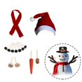 thumbnail image 3 of Christmas Snowman Decorating Making Kit Outdoor Fun Christmas Winter Holiday Party Snowman DIY Making Kit Decoration Gift, 3 of 3