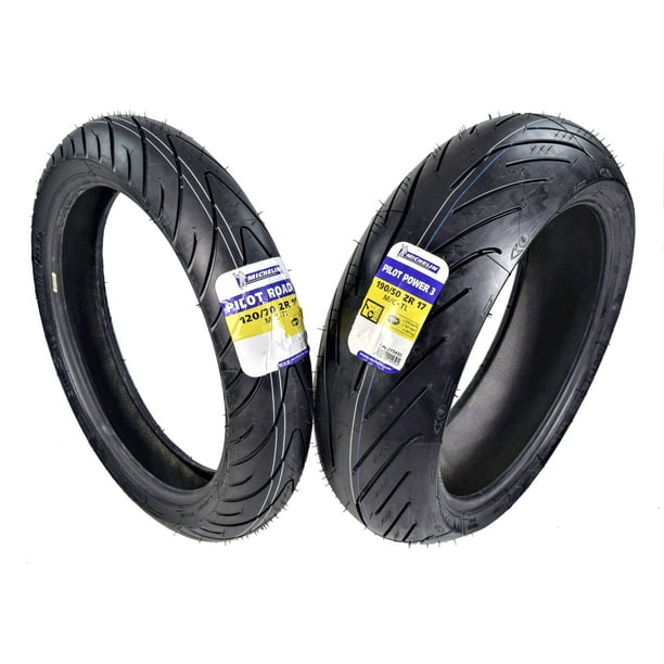 disappear Expense Pebish Michelin Pilot Power 3 120/70ZR17 Front 190/50ZR17 Rear Motorcycle Tires  Set 58W 73W Radial - Walmart.com