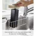 thumbnail image 2 of Yamazaki Home Push Soap Dispenser, Black, ABS Plastic, 8.5 fluid oz., 250 milliliters, No Assembly, 2 of 7
