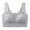 16#Gray, variant on Zen Chic Bras for Older Women Posture Correcting Wireless Seamless Senior Bra Plus Size Mesh Full Coverage Bralette Black 34