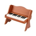 thumbnail image 2 of MERIGLARE Kids Piano Keyboard Musical Instrument Toddler Music Learning Toy Mini Piano Bright Wood Color, 2 of 8