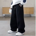 thumbnail image 5 of HAYIMI Children Kids Boys Daily Sweatpants Joggers Casual Solid Color Trousers For Teenagers Lightweight Pants With Pockets Versatile Slacks, 5 of 7