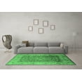 thumbnail image 3 of Ahgly Company Indoor Round Oriental Emerald Green Industrial Area Rugs, 3' Round, 3 of 4
