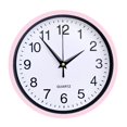 thumbnail image 2 of Tnobhg 8 Inch Wall Clock Silent Non-Ticking Hanging Clock Large Number Round Clock for Home Office Decoration, 2 of 8