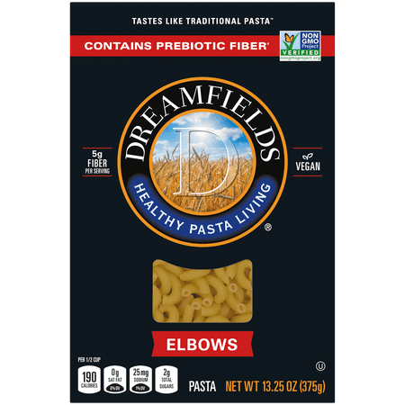 UPC 767387034096 product image for Dreamfields Elbows Pasta  Vegan with 5g Fiber  13.25 oz  (Shelf Stable) | upcitemdb.com