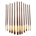 thumbnail image 1 of jifeng 12Pcs Nylon Hair Acrylic Watercolor Flat Pointed Tip, 1 of 8