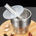 thumbnail image 4 of Trituradora de ajo ergonómica de acero inoxidable 304: cocina rápida, fácil y eficiente, 4 of 8