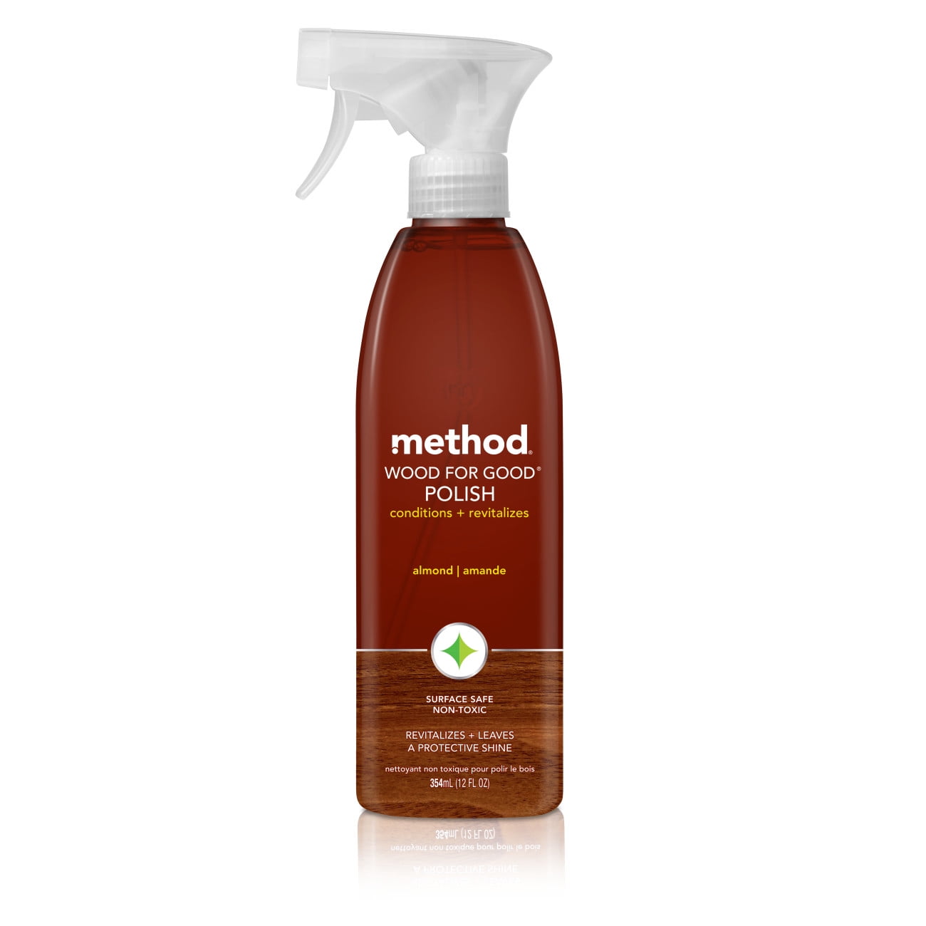 Method Wood For Good Polish, Wood Polish, Almond, 12 Ounce