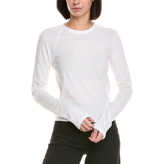 Helmut Lang womens Twisted Top, xs, White