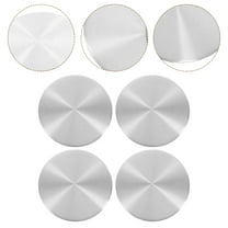 YSNOOWE 4Pcs Car Wheel Silver Aluminum for Auto Rim Tire Hubcaps 1.77In