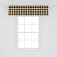 thumbnail image 2 of Ambesonne Quatrefoil Valance Pack of 2, Medieval Motif, 54"X12", Charcoal Grey Multicolor, 2 of 4