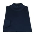 thumbnail image 4 of Men PRINCELY Made in Turkey Soft Merinos Wool Sweater Knits Mock 1011-00 Navy, 4 of 6