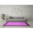 thumbnail image 3 of Ahgly Company Indoor Round Abstract Purple Modern Area Rugs, 7' Round, 3 of 4