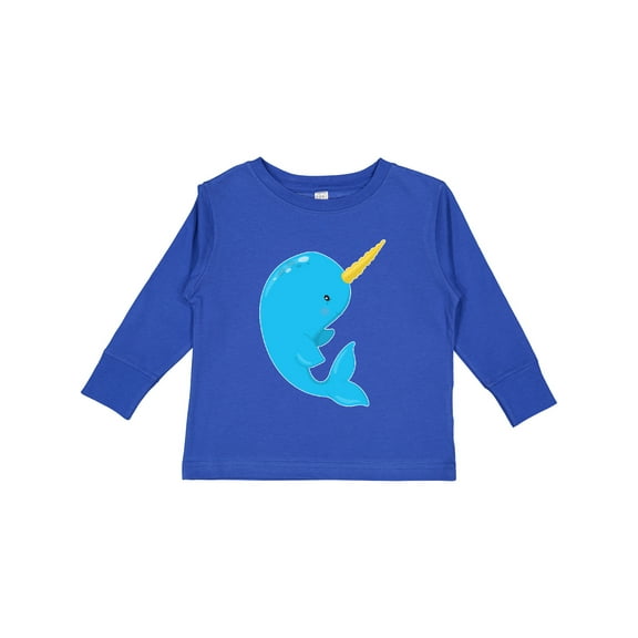 Inktastic Narwhal Boys or Girls Long Sleeve Toddler T-Shirt
