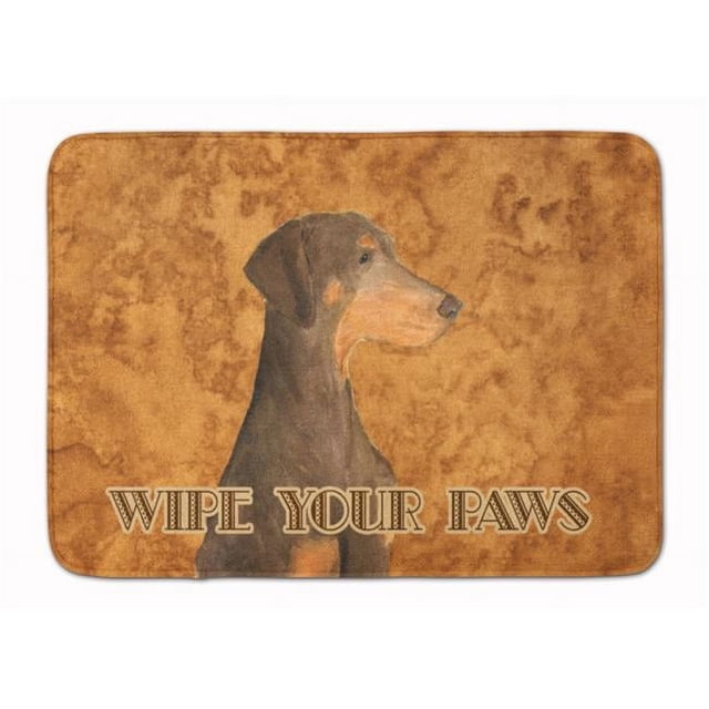 Carolines Treasures SS4899RUG Chocolat Naturel Doberman Tapis en Mousse à Mémoire de Forme Lavable en Machine
