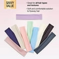 thumbnail image 6 of (2 pack) Scunci No Damage Stretch Headbands for Women, 10-Pack Assorted Pastel Colors, Soft All-Day Hold Headwraps for All Hair Types, Comfortable Non-Slip Hair Bands for Daily Wear & Workouts, 6 of 8
