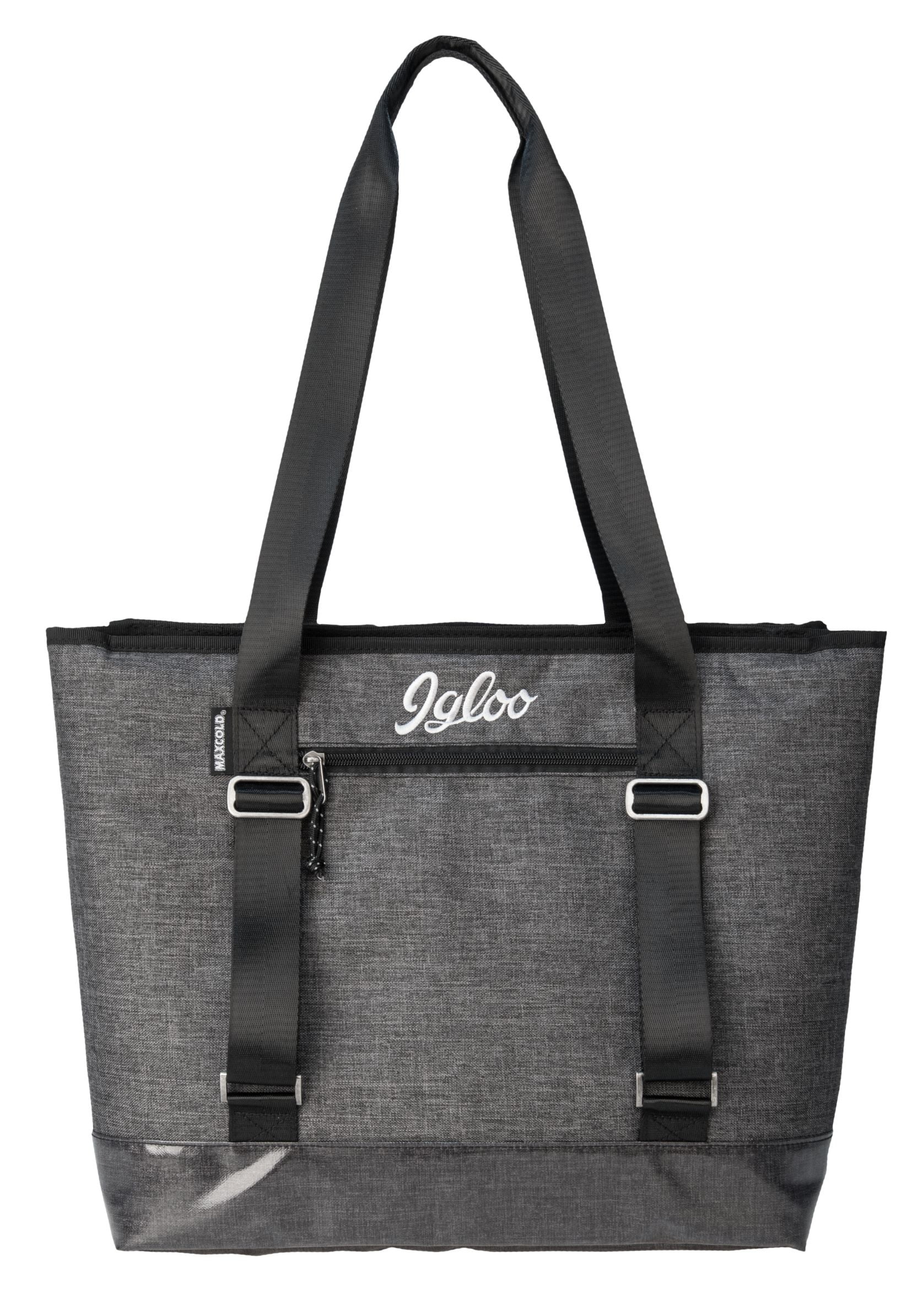 Igloo 25 Can Soft Sided Cooler with Bottle Opener Gray Black