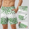 thumbnail image 5 of Purcolt Mens Hawaiian Swim Trunks Quick Dry Breathable Compression Liner Beach Shorts Athletic Tropical Print Bathing Suit Shorts for Surfing Training Diving, 5 of 6