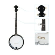 Ktaxon Professional Top Grade Exquisite Wood Metal 5-string Banjo