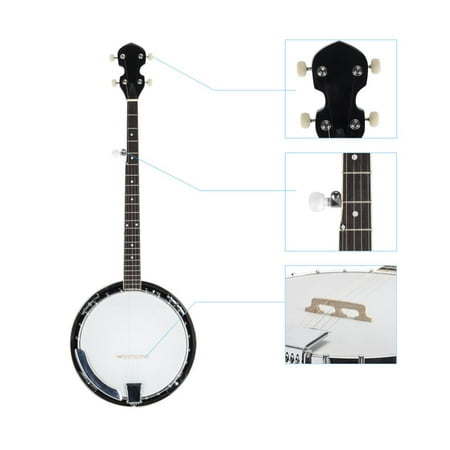 UBesGoo 5-strings Sapele & Alloy Wood Professional Banjo