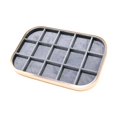 thumbnail image 4 of Milageto Jewelry Tray, Jewelry Organizer, Aluminum Alloy Jewelry Display Tray, Jewelry Storage Tray for Selling Store Drawer Showcase E, 4 of 8
