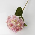 thumbnail image 2 of Opolski 1 Bouquet Faux Artificial Silk Flower Hydrangea Leaves Wedding Party Decor Craft, 2 of 7