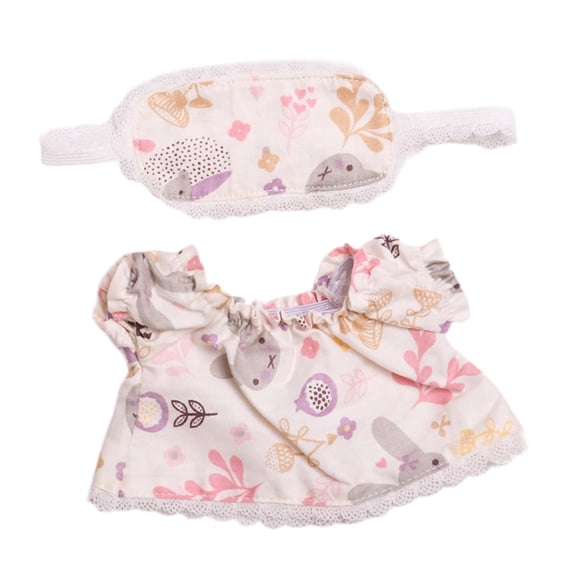 Vestido de muñeca para niñas de 20 cm, flexible, educativo, desmontable, suave, para cumpleaños de niños. Rosa