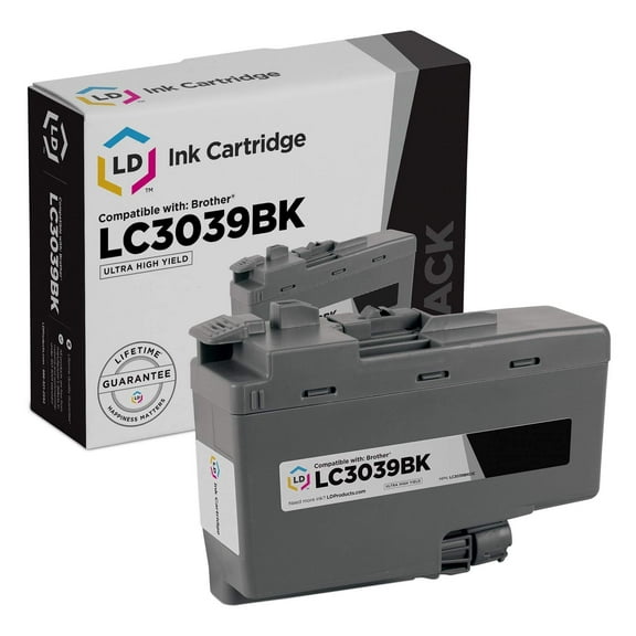 LD Products Compatible Replacement Brother LC3039BK Ultra High Yield Black Ink Cartridge
